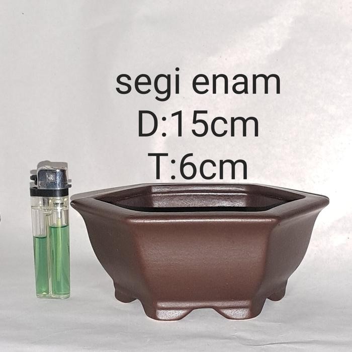 pot keramik bonsai/sukulen/kaktus/adenium