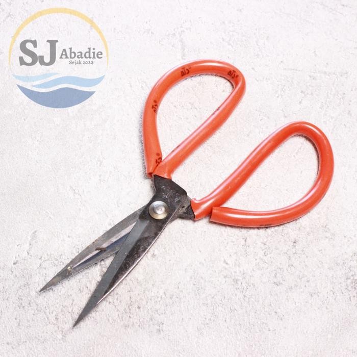 

AT ATS Gunting Kodok Serbaguna Gagang Karet 8 Inch SJ ABADIE