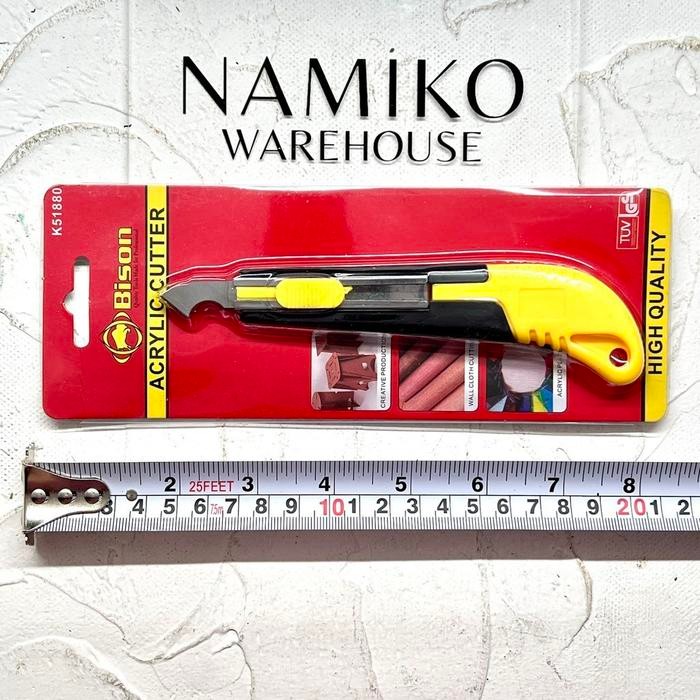 

AT BISON Pisau Cutter Akrilik Mika Plastik HPL