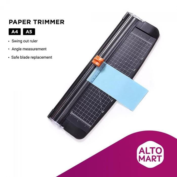 

AT Paper Cutter Trimmer A4 A5 Pemotong Kertas Foto Scrapbook