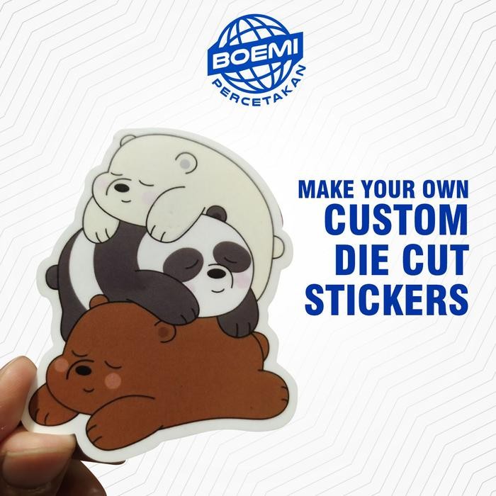 

AT CUSTOM DIE CUT STICKER PER A3