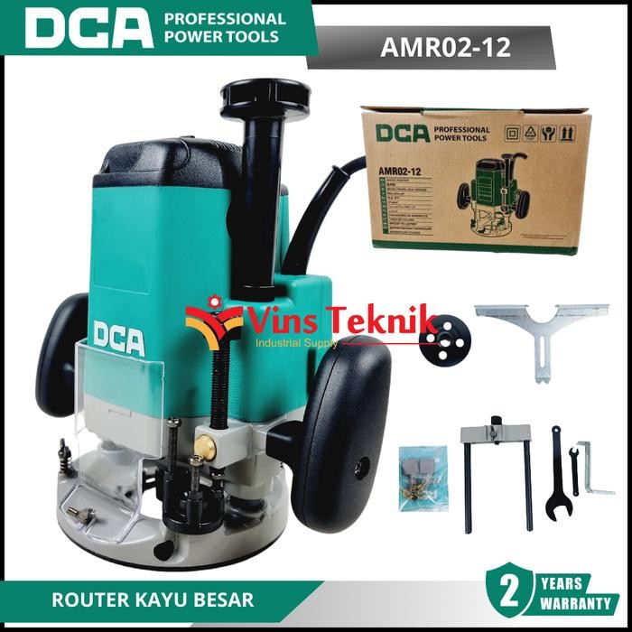 DCA AMR02-12 Mesin Profil Kayu Wood Trimmer Router Besar DCA AMR 02-12