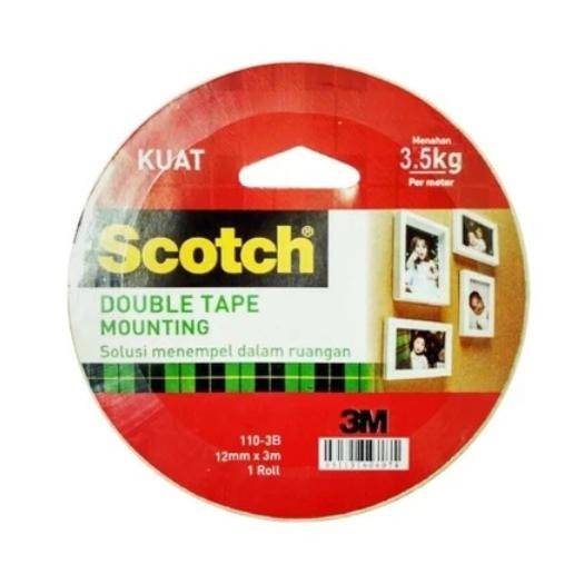 

AT 3M Scotch Double Tape Mounting Tape Urethane Foam Tape - Perekat kuat untuk penggunaan indoor