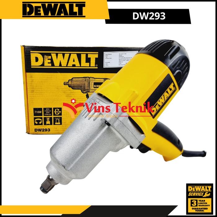 DEWALT DW293 Mesin Pembuka Baut Impact Wrench Listrik 1/2inch DEWALT DW 293