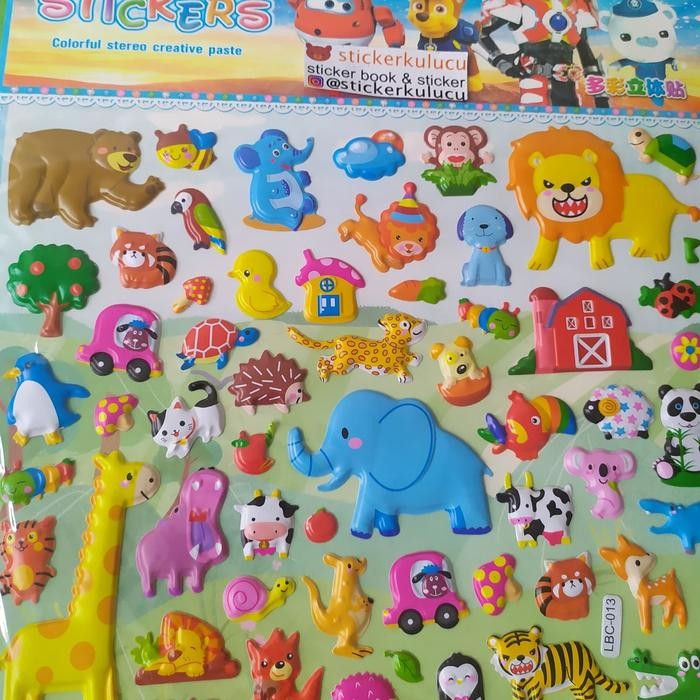 

AT Stiker anak timbul ANIMALS 20x38cm