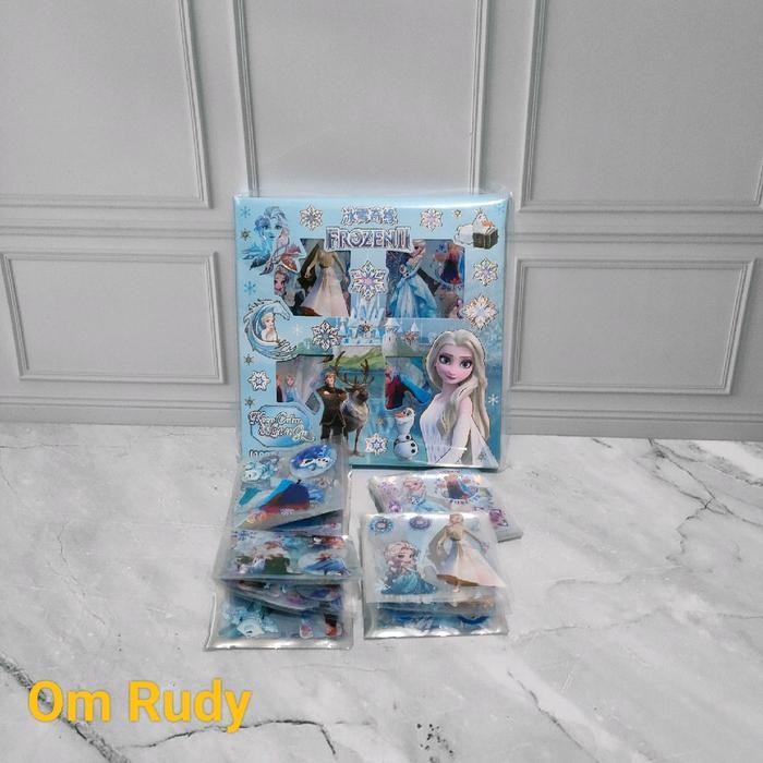 

AT Sticker Stiker Anak Anak Viral Motif Karakter Frozen Isi 100 Pcs