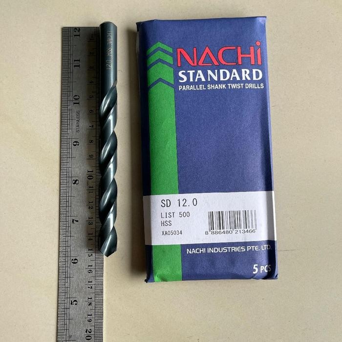 Nachi 12MM Mata Bor Besi HSS - Nachi Mata Bor Besi HSS