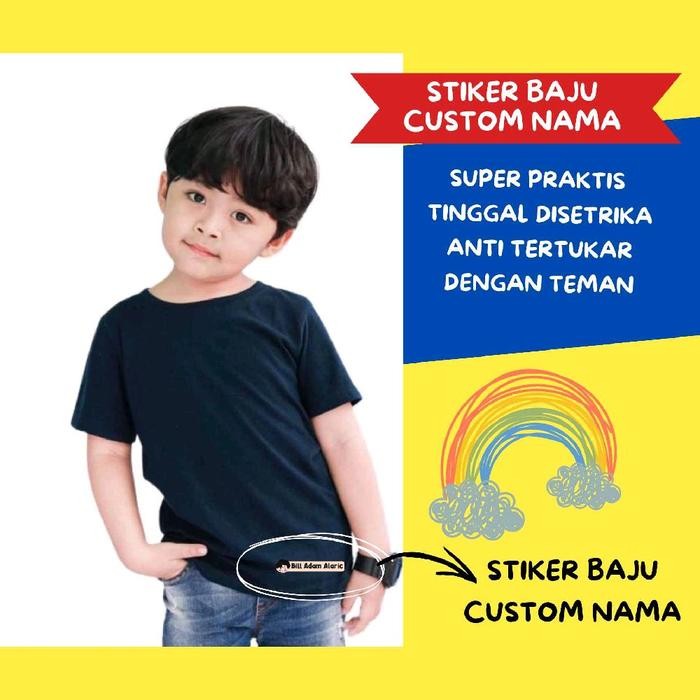 

AT Stiker Nama Baju Stiker Nama Kain Stiker Baju Tinggal Setrika Stiker Label Nama Baju Lucu Stiker