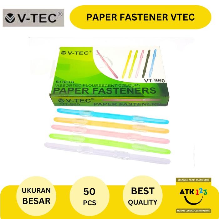 

AT Acco Paper Fastener / Snelhetcer V-Tec VT-960 Besar Isi 50 pcs