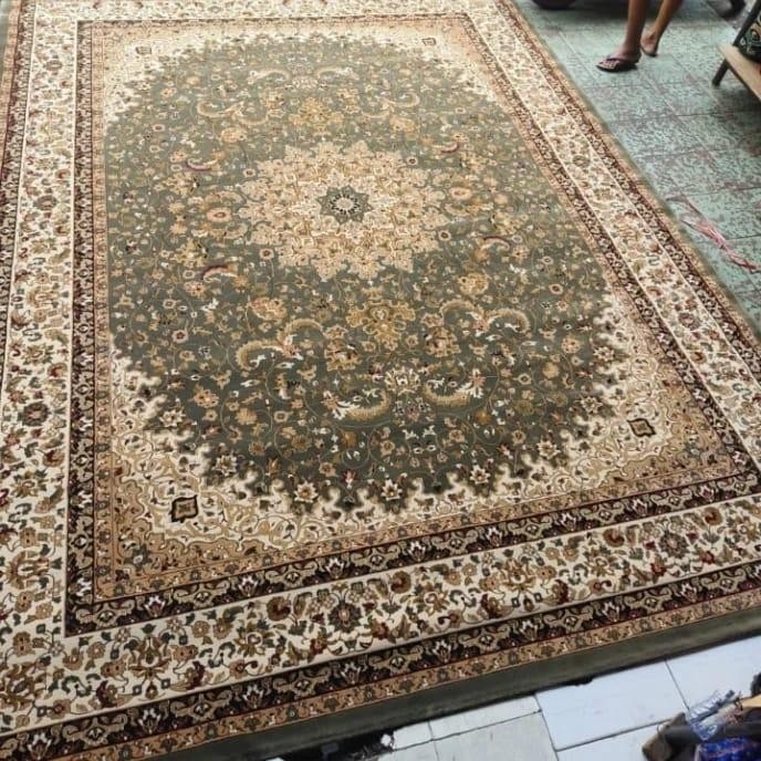 Karpet Permadani Turki Asli New Isfahan Motif Klasik