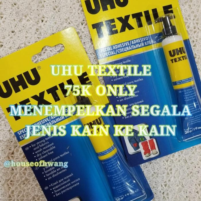 

AT FABRIC GLUE LEM KAIN UHU TEXTILE