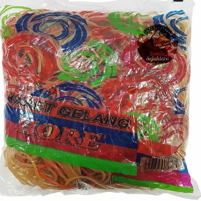 

AT Karet Gelang Pentil Besar Cincin 500gr HORE
