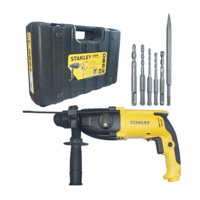 Bor Hammer SDS Plus 26mm 3mode STANLEY SHR263KA Free Mata SDS Set