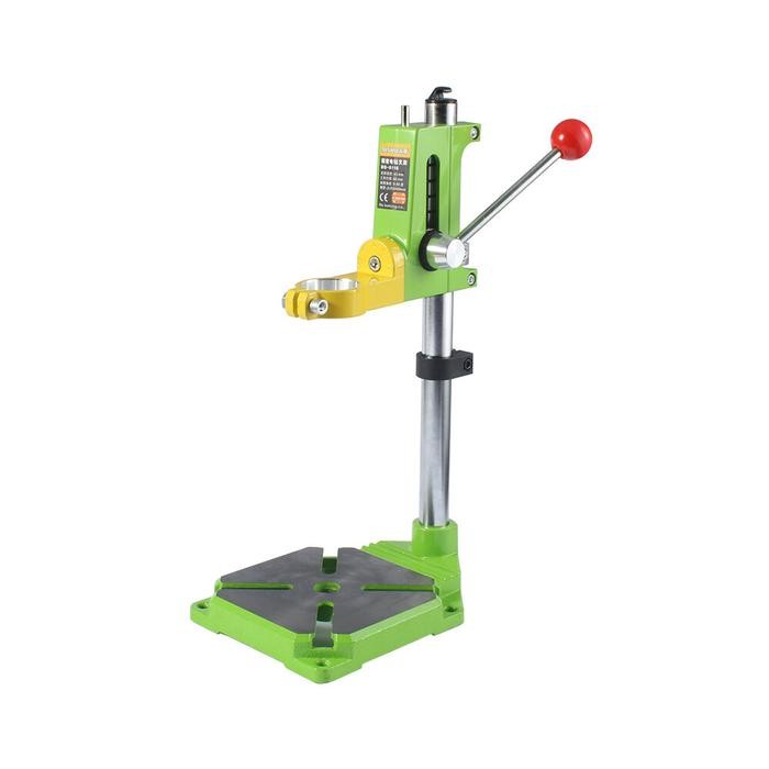 Stand Dudukan Bor / Drill Stand Stand Mesin Bor Tangan Stand Drill Alumunium Base Dudukan Mesin Bor