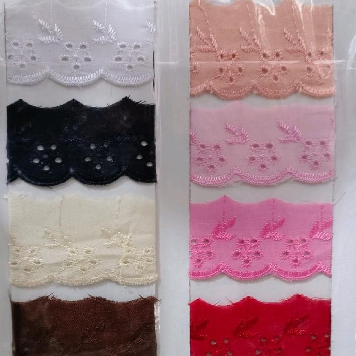 

AT Renda Katun Lubang Lima Besar Per Roll Renda