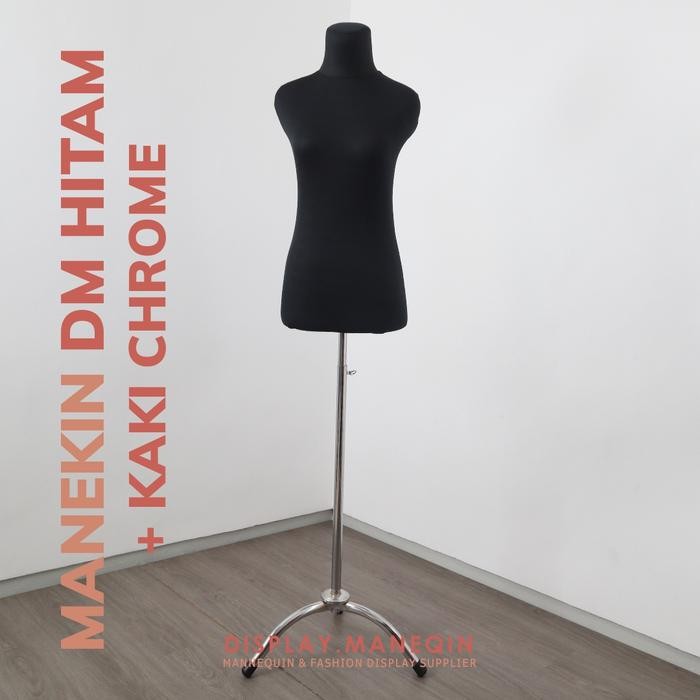 

AT Manekin dm hitam + kaki chrome