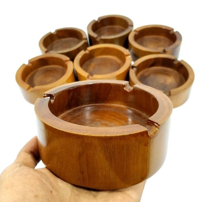 (Expert) Asbak Rokok Unik Antik Dari Kayu Jati Asli