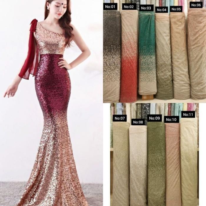 

AT Kain Sugarcandy Crystal Gradasi Ombre Varian Sugar Candy