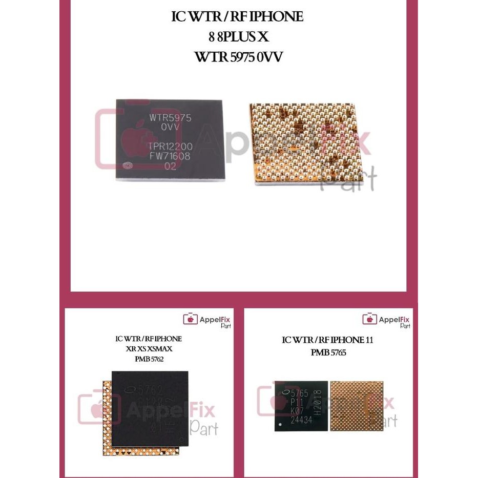 IC RF SINYAL IPHONE 8-X XR-XSMAX 11 IC WTR IPHONE 8-X XR-XSMAX 11 ORI