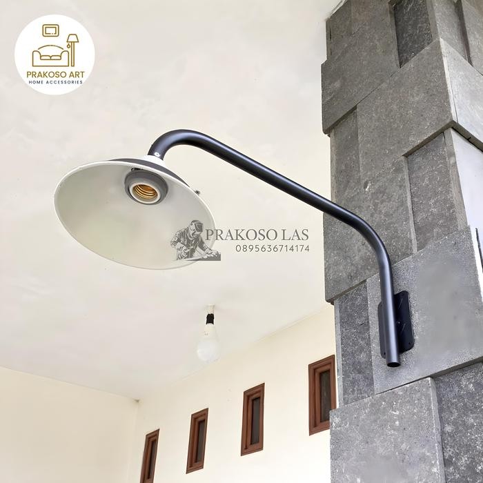 Tiang Lampu Gantung Tempel Dinding Tiang Hias Outdoor Indoor Minimalis Tbk