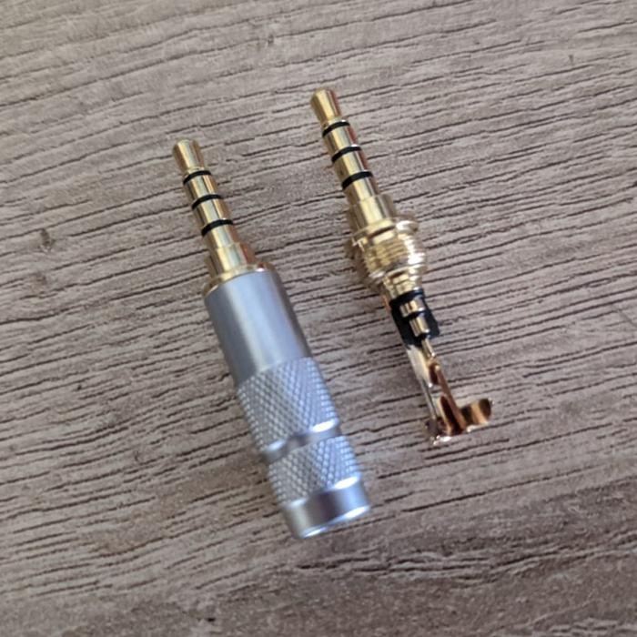 3.5mm TRRS 4 Pole for Hifiman Balanced Male Plug Jack 3.5 masih ready