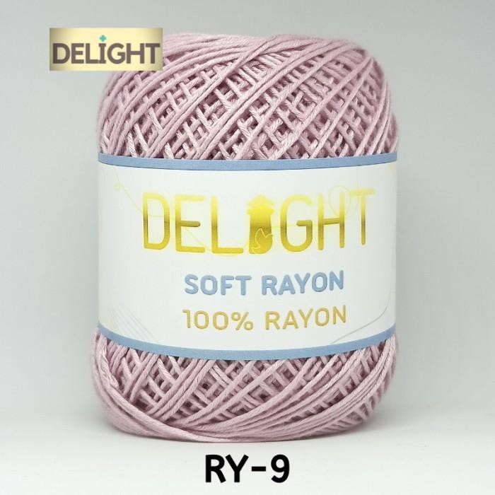 

AT Benang Rajut DELIGHT Soft Rayon (RY-9) Soft Lilac