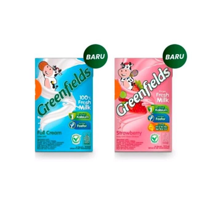 

(Expert) SUSU GREENFIELDS 105ML 105 ML 1 DUS ISI 40 PCS / SUSU UHT GREENFIELDS 105 ML 105ML