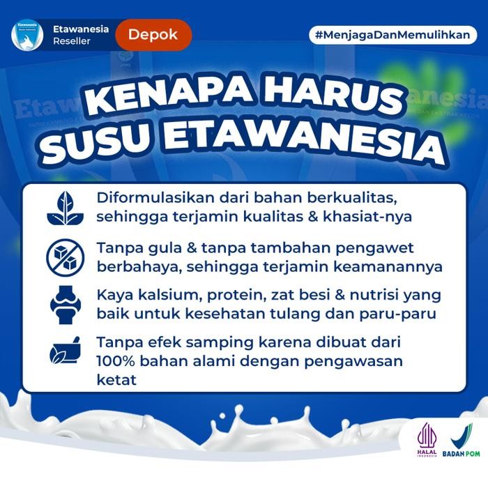 

(Expert) ETAWANESIA ETAWA BIRU Susu Kambing Etawa 5 X Lebih Efektif Dari Yang Sejenis + Ekstrak