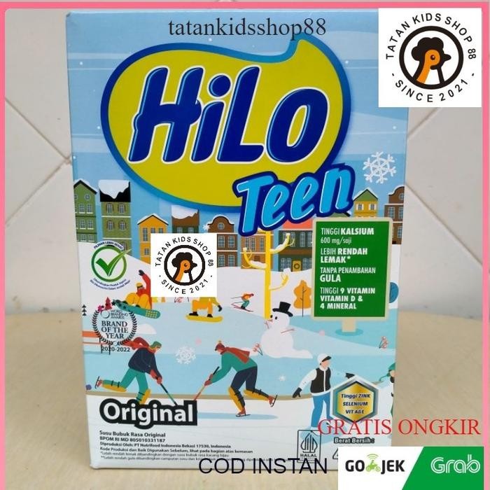 

(Expert) Hilo Teen 500 gr Chocolate Vanilla Taro Popcorn Strawberry Milkshake Biscuit Caramel