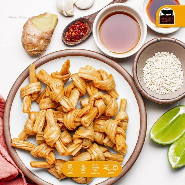 

(Expert) Kembang Tahu Bentuk Pita Kering TTS Dried Soy Bean Healthy Wagyu