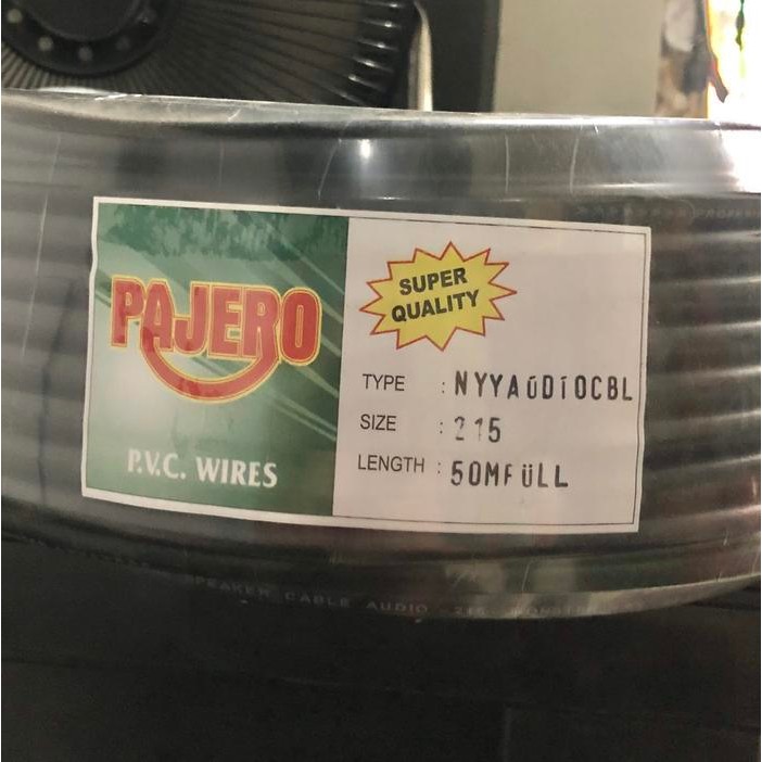 KABEL SERABUT 2x1.5 50 METER