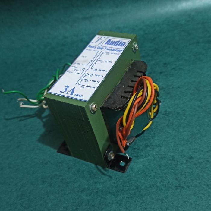 TRAFO 3 AMPERE MURNI CT 25V MULTI SEKUNDER Tembaga
