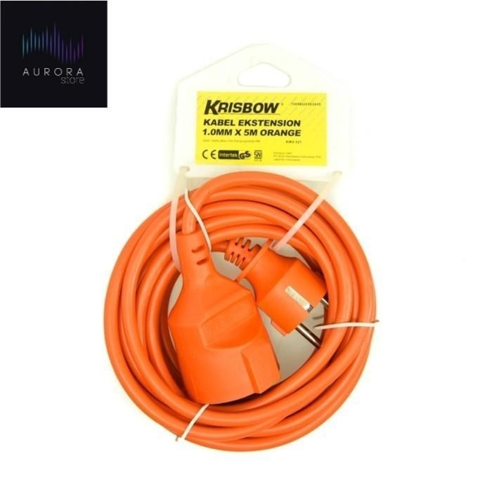Kabel Ekstensi Krisbow Kabel Ekstension Colokan Listrik 5 Meter