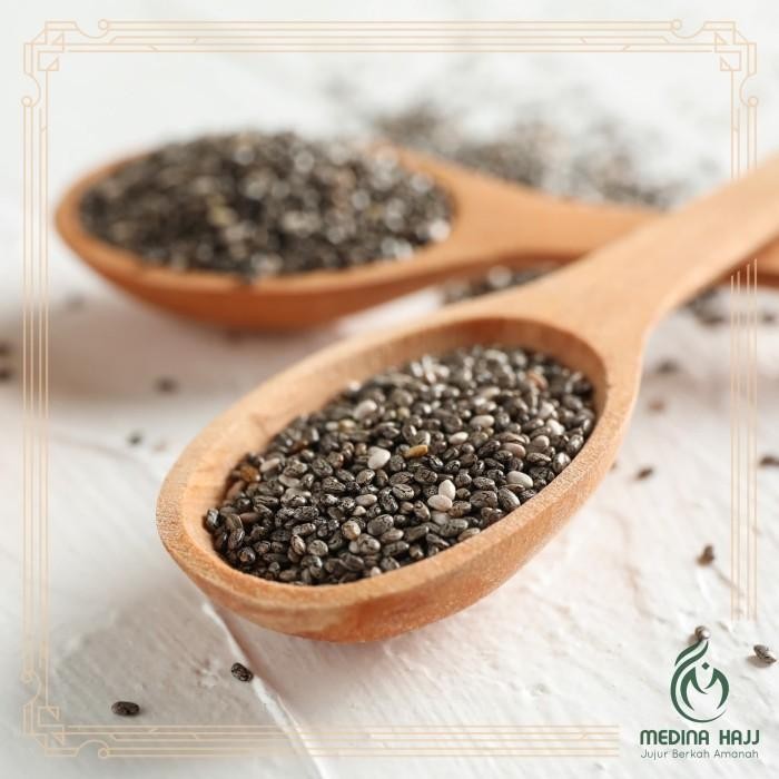 

(Expert) Organic Black Chia Seed / Cia Seed 500 Gram Organik Safiya Herbal