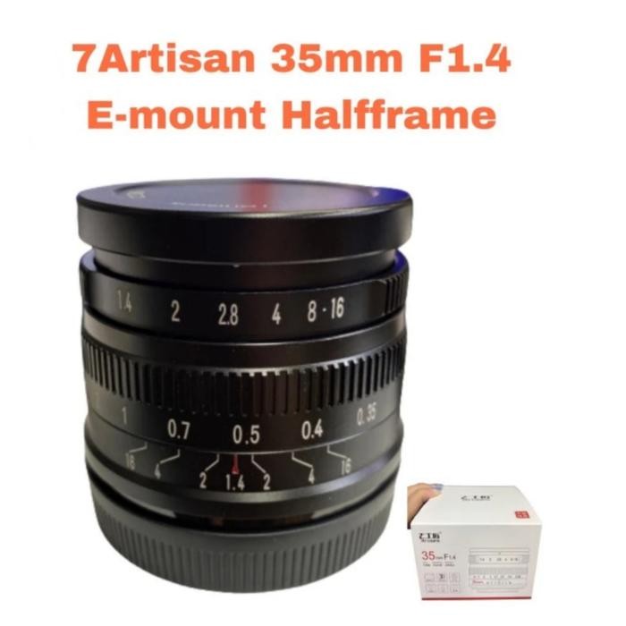 Lensa 7Artisans 35mm F1.4 for Sony E-Mount Halframe 7Artisan 35mm