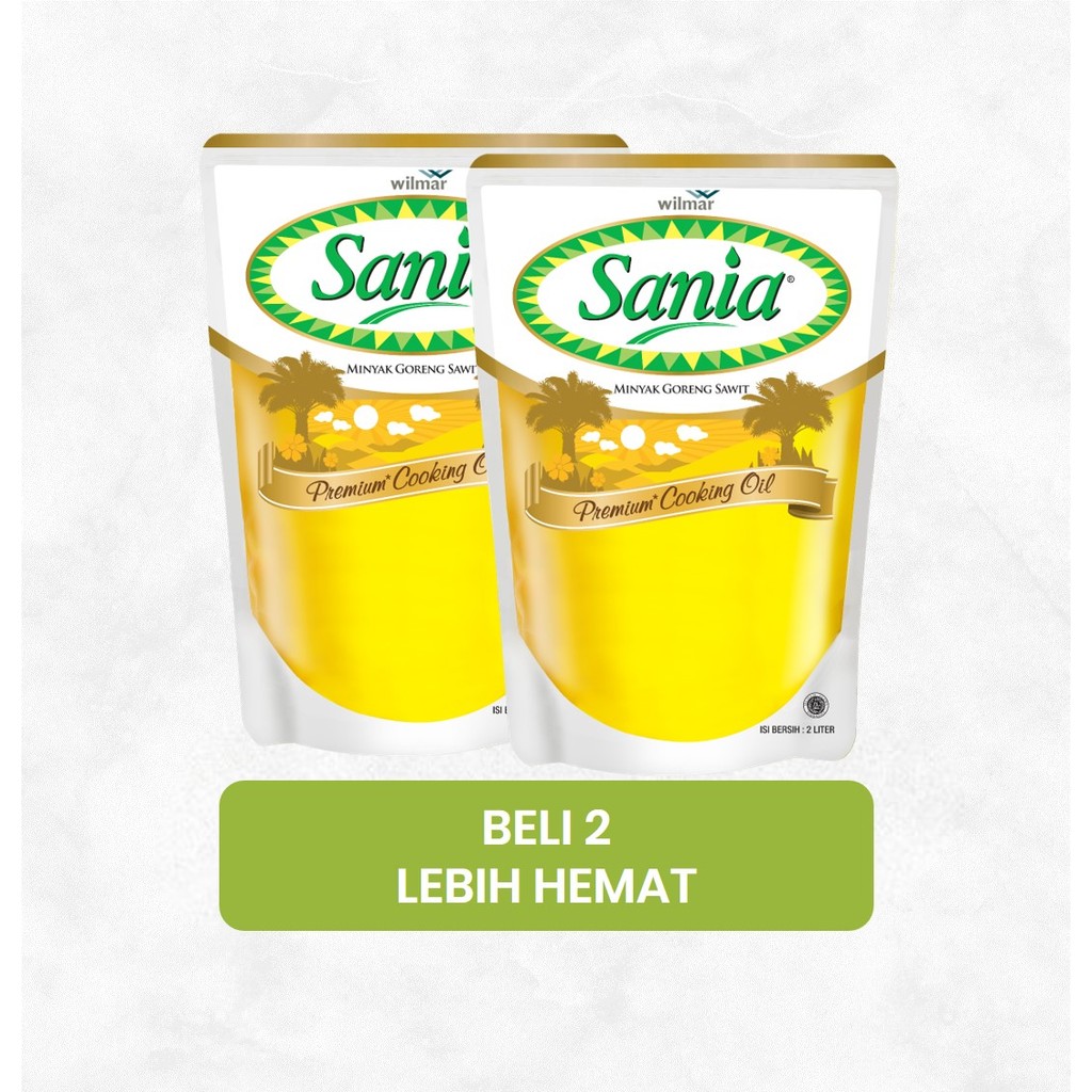 

Bundle - 2 x Sania Minyak Goreng Pouch 2 liter