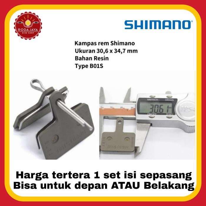 Disc Brake Pad Sepeda Shimano Br-M416 Resin Pad