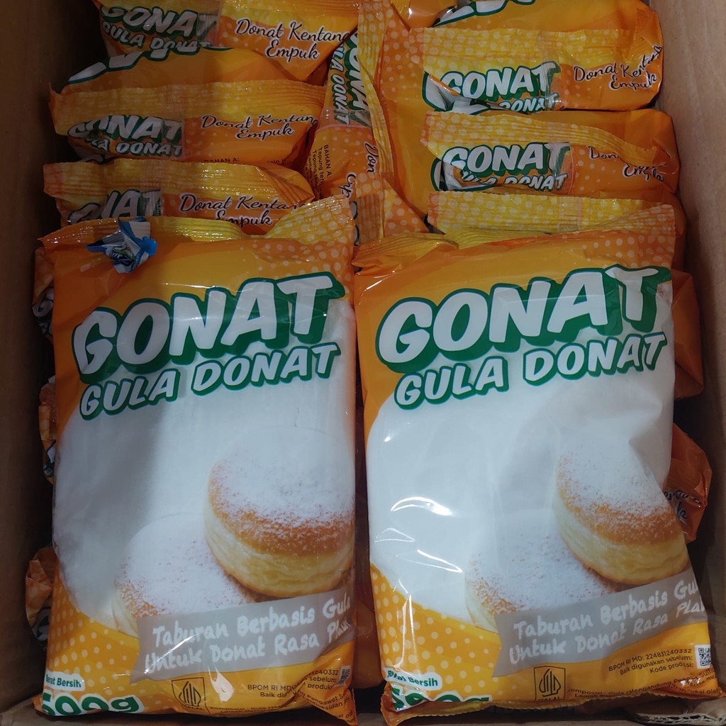 

GONAT Gula Donat Kemasan 500 gram
