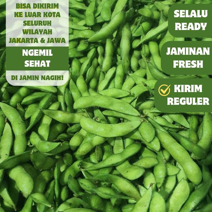 

New Kacang Edamame Kacang Jepang Fresh Super Grade A 1Kg