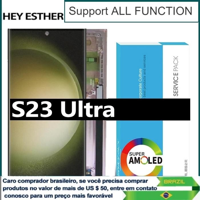 6.8 Dynamic AMOLED LCD Replacement for SAMSUNG S23 Ultra Touch