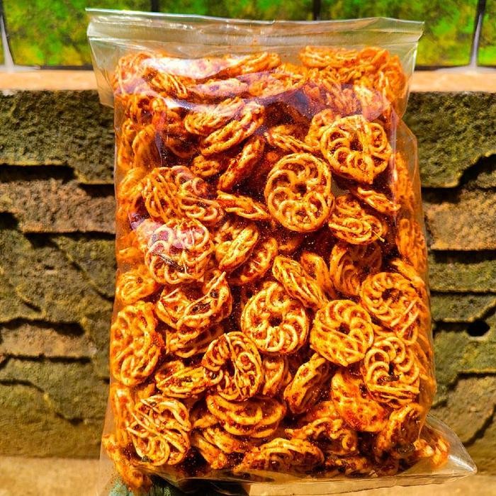 

New Sebring Rafael 500gram (Kerupuk Mawar Bantat) Aneka Snack Jajan Viral Camilan Pedas