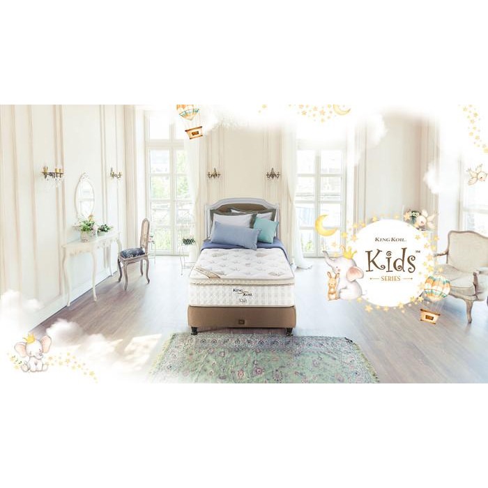1 Set Kasur 2In1 King Koil Kids Single Set Springbed