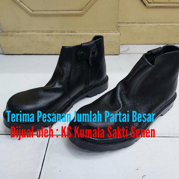 Sepatu PDH Safety Sleting Kulit Jeruk Rompi Proyek SafetyHelm Proyek