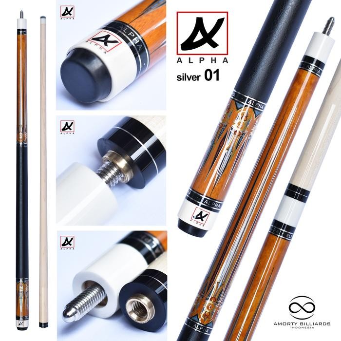 Alpha Cue Silver / Stik Play Billiard