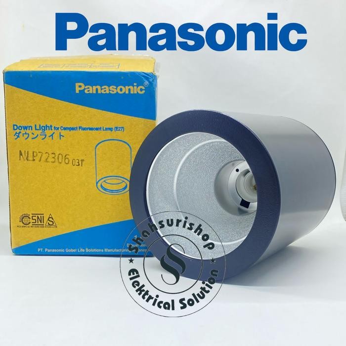 PANASONIC DOWNLIGHT OUTBOW FITTING E27, HANYA KAP TANPA LAMPU