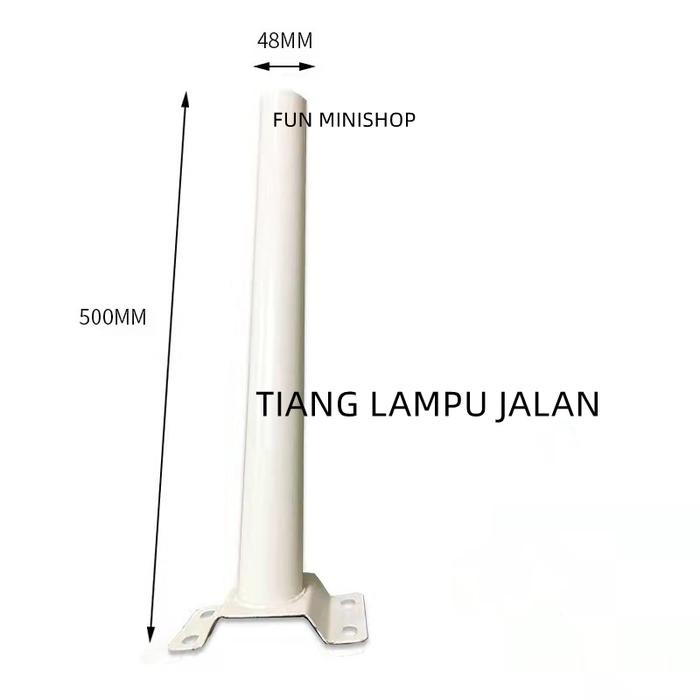 TIANG LAMPU JALAN PJU TIANG LAMPU SOLAR PIPA BESI