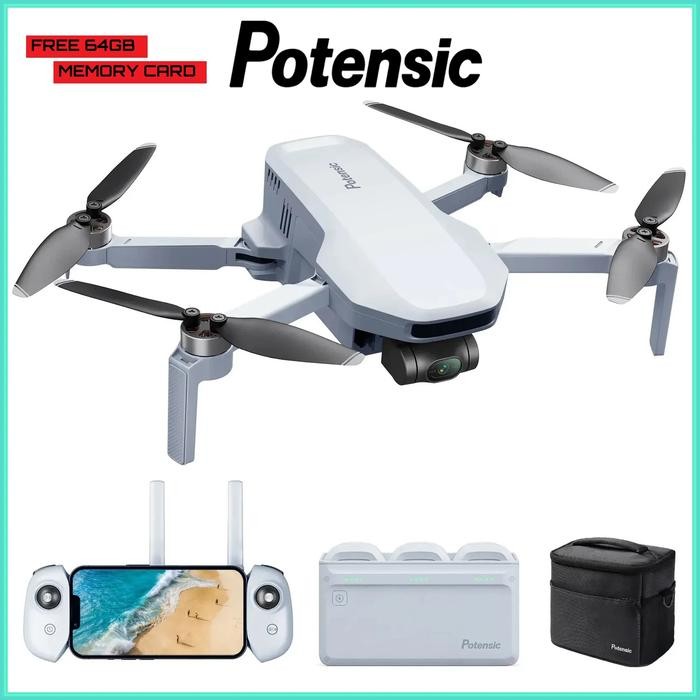 Potensic Atom Drone 3 Axis Gimbal 6KM GPS 4K Drone Quadcopter