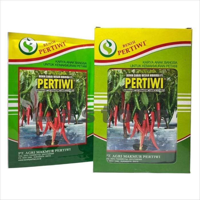 Benih Cabe Merah Besar Pertiwi Isi 10 Gram Kemasan Asli Benih Pertiwi Benih