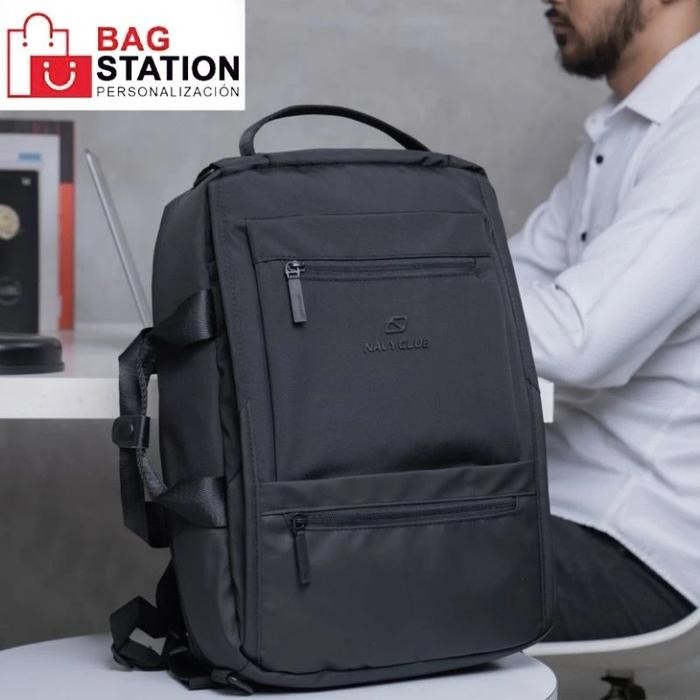 KHUSUS GRAB RANSEL NAVY CLUB 3 IN 1 ORI TAS LAPTOP TAS KULIAH TAS KERJA TAS KANTOR