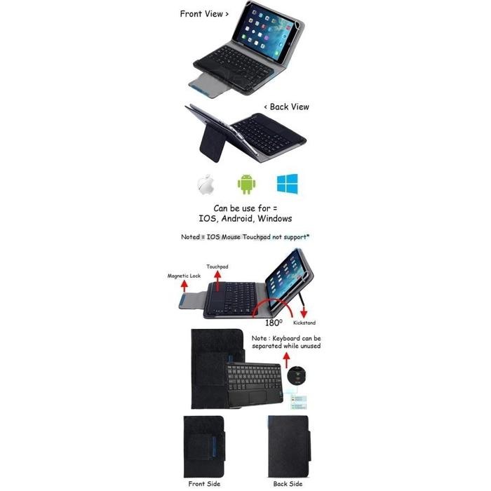 LENOVO LEGION Y700 2023 KEYBOARD TOUCHPAD BLUETOOTH FLIP CASE COVER